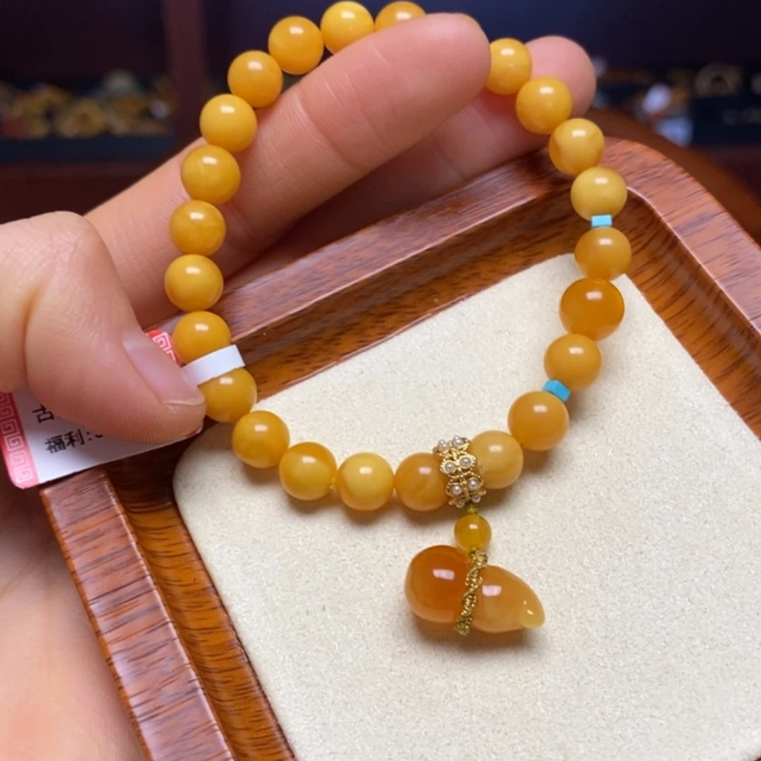 【闪购商品】蜜蜡手链未镶嵌手串