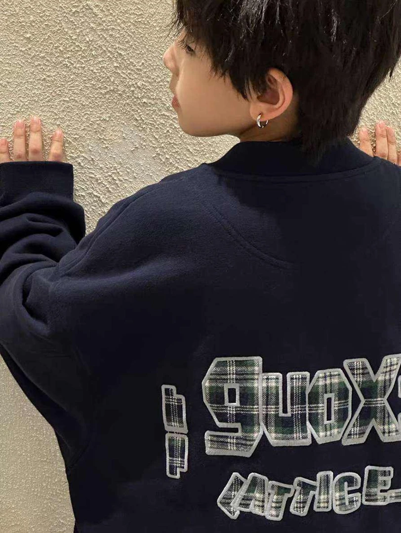 【089】天天妈韩版休闲宽松百搭休闲棒球服