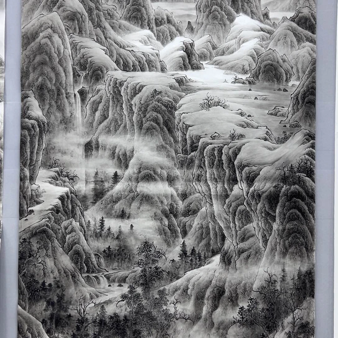 国画纯手绘字画宣纸