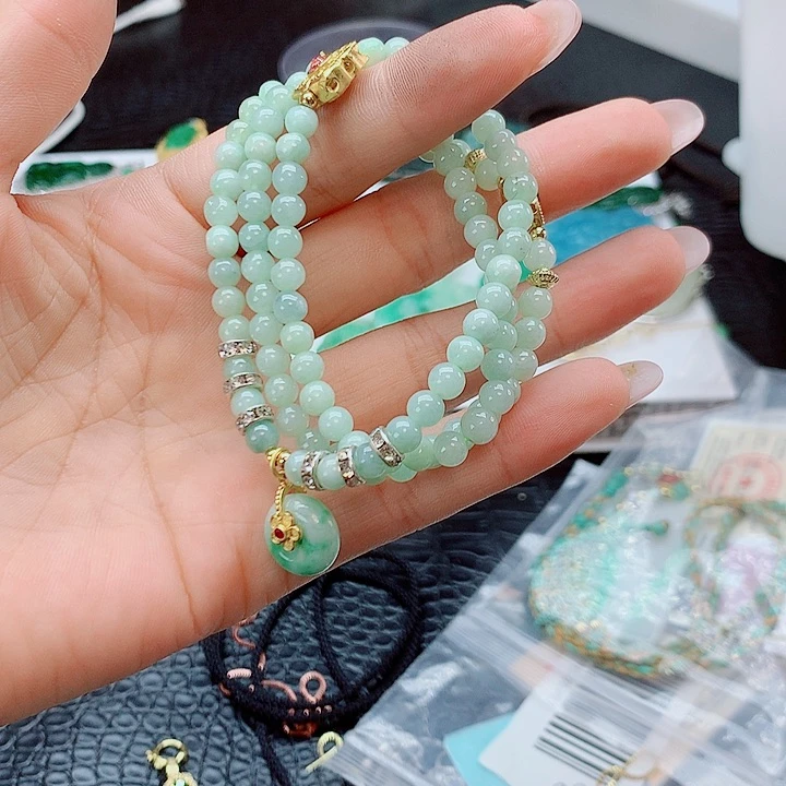 未镶嵌手链翡翠，