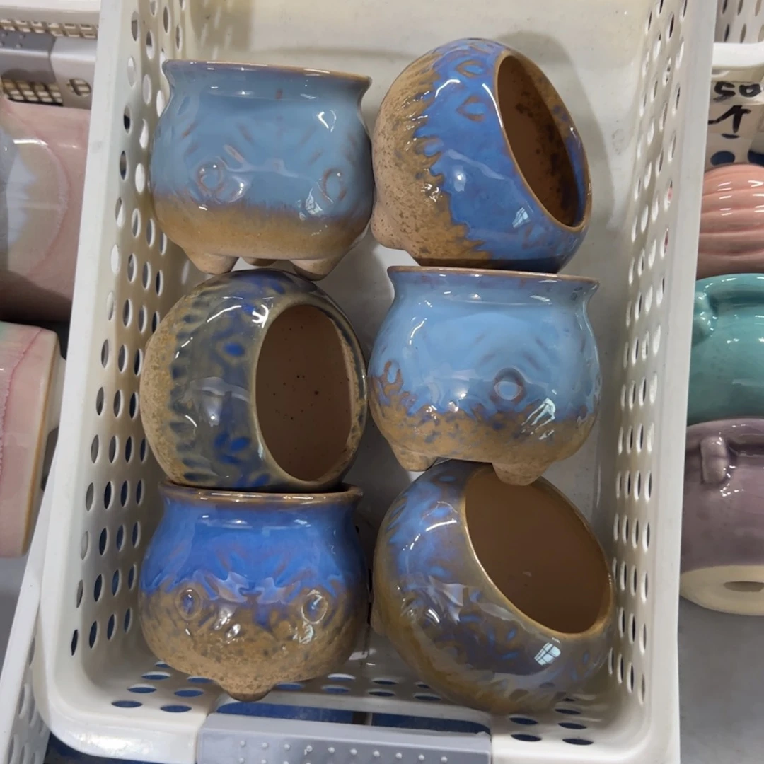 陶瓷多肉小花盆@@2075