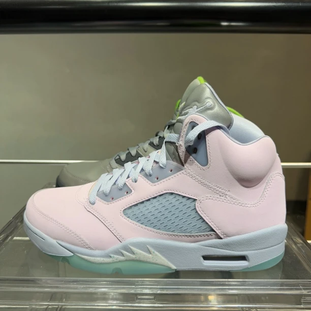 全新未使用 MM6 42.5码 原盒 AJ5 粉蓝灰绿 自配鸳鸯 篮球鞋