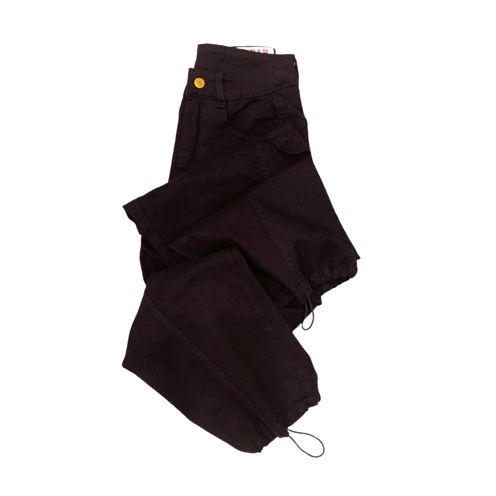 T707秋季新款无腰带百搭休闲牛仔工装裤