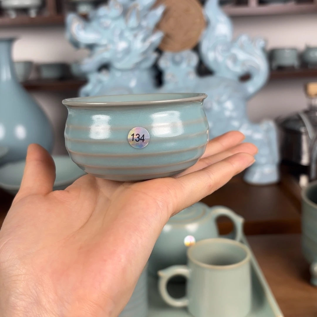 杯子编号134仿古釉杯子