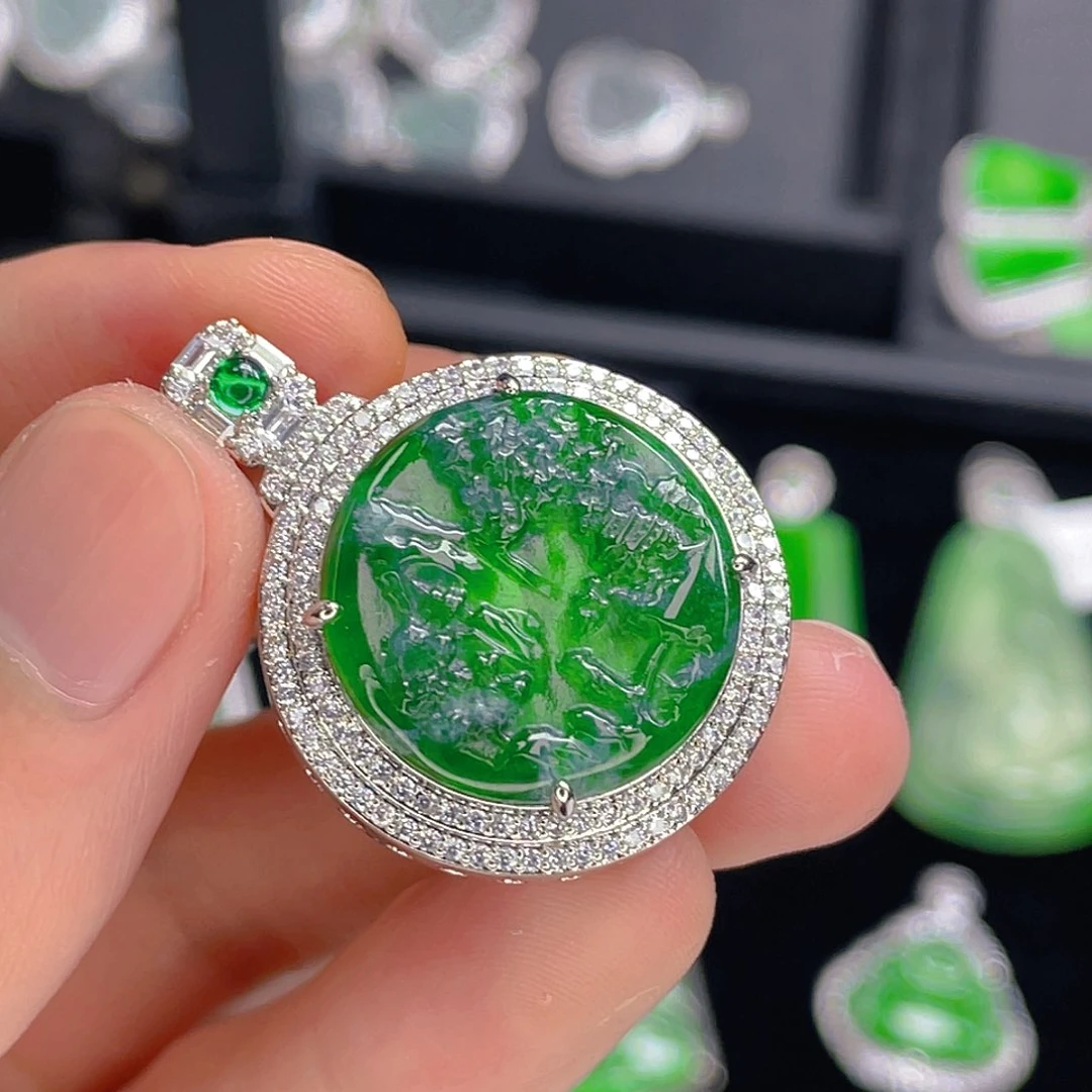 翡翠吊坠(不含链)未镶嵌