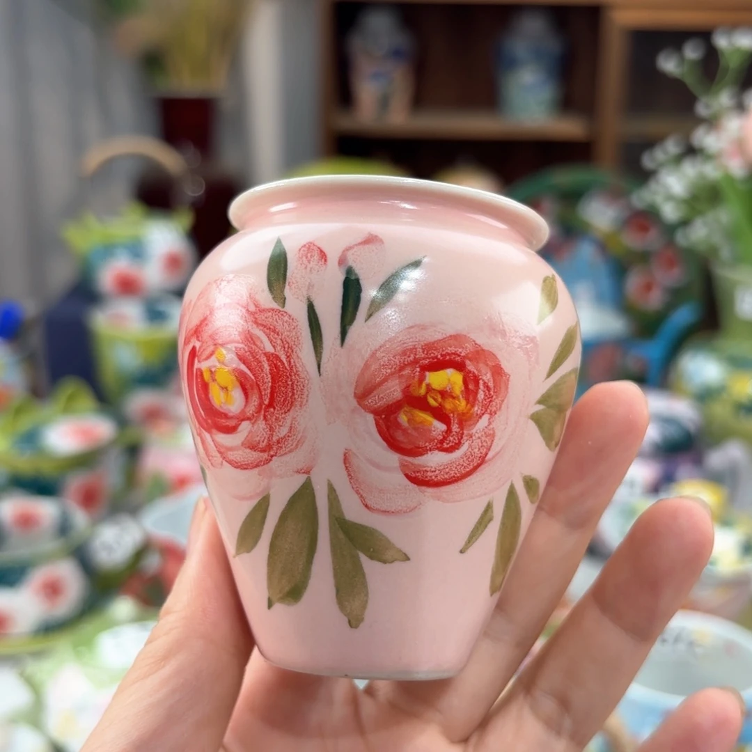 景德镇手绘高温釉下彩陶瓷茶具