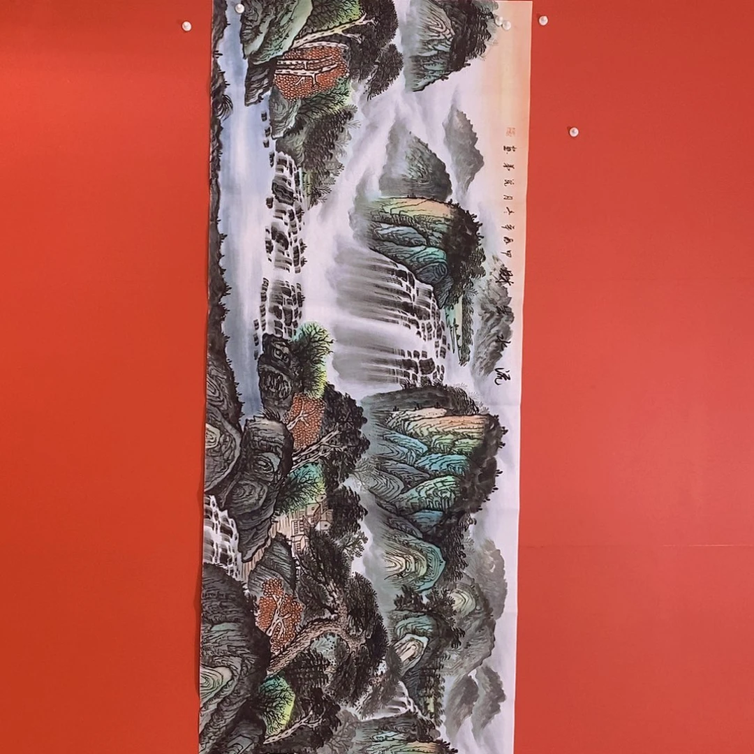 国画山水花鸟国画作品