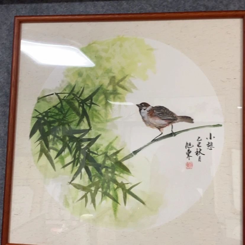 【闪购商品】国画手绘国画带框不退