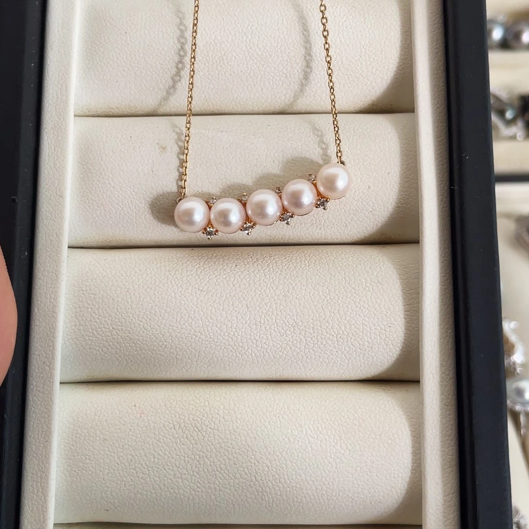 海水珍珠颈饰银S925镶嵌