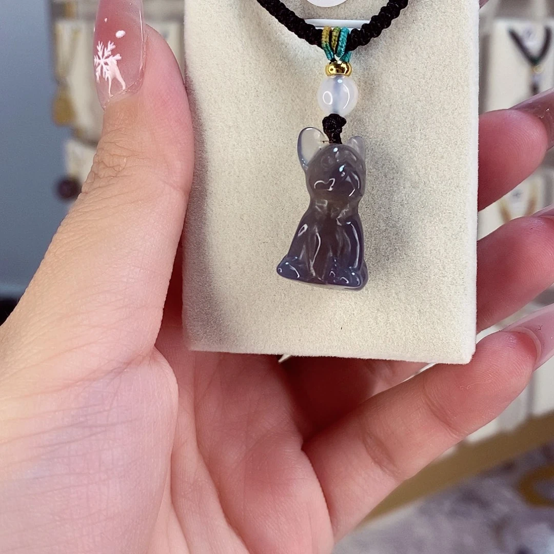 玛瑙/玉髓项链未镶嵌桃*發