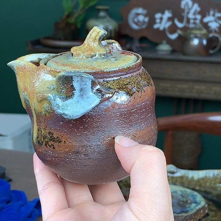 紫砂柴烧纯自然柴烧