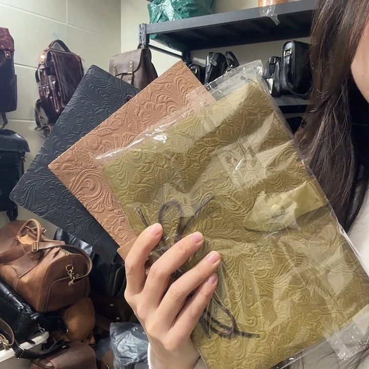 笔记本疯马皮2本备注颜色