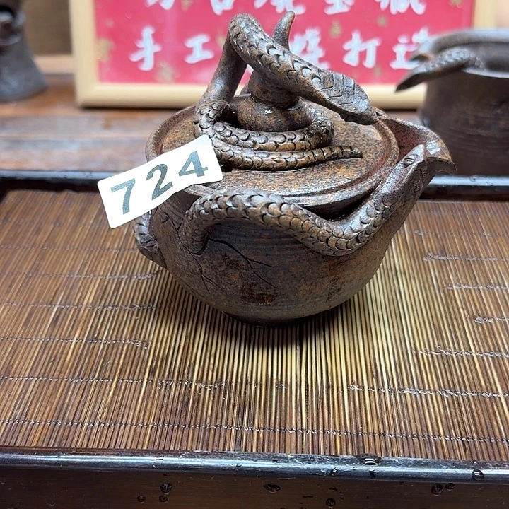 纯手工制作粗陶茶具
