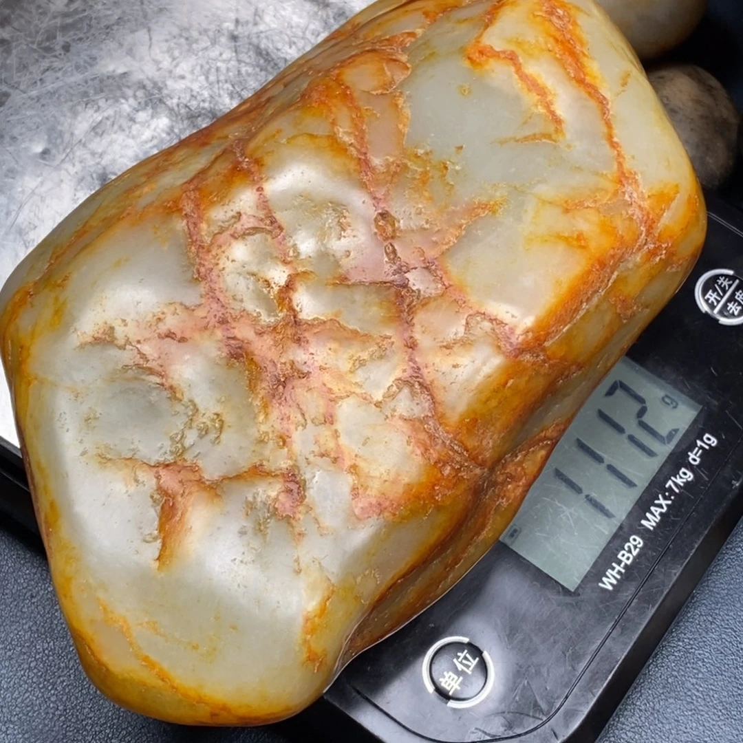 和田玉未镶嵌挂件开****^