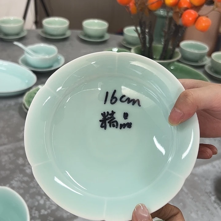 云间青瓷龙泉小米茶器