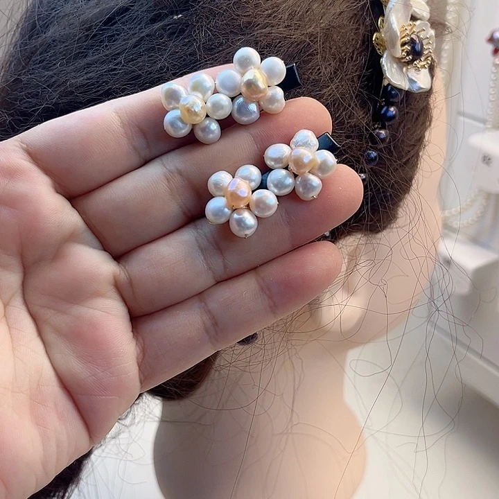 未镶嵌淡水珍珠发夹