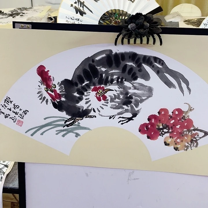 国画张圣敏先生纯手绘作品