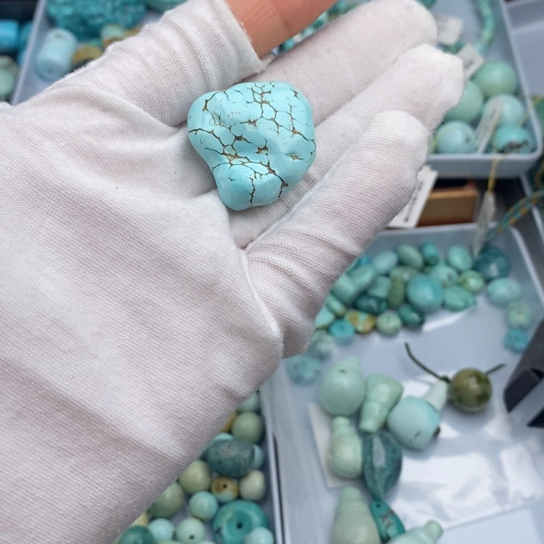 未镶嵌绿松石随型珠