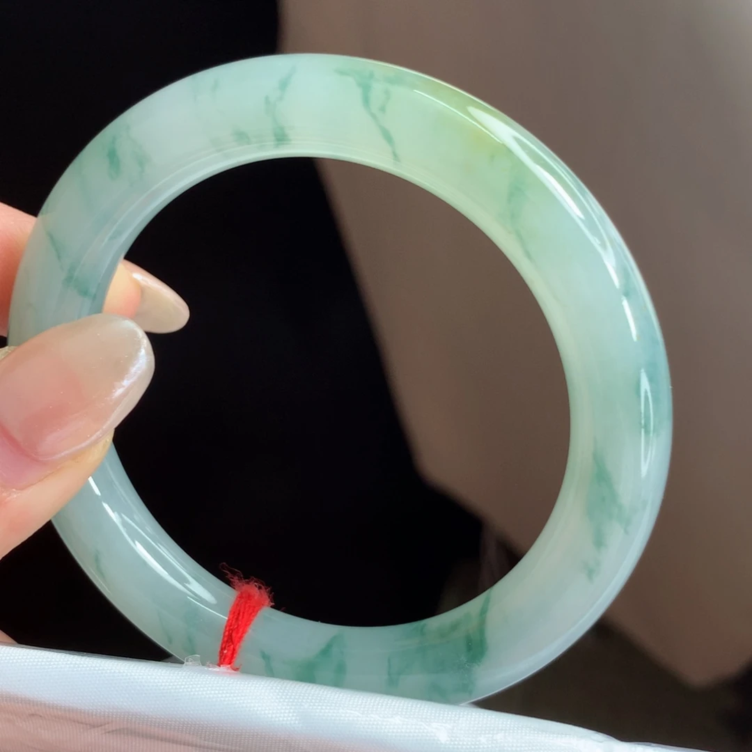 未镶嵌手镯翡翠，29号圆条