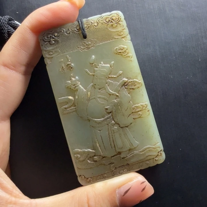 用***3和田玉未镶嵌挂件