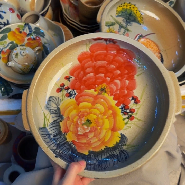 瓷片景德镇陶瓷手工手绘