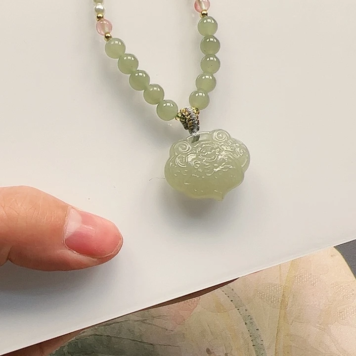 和田玉颈饰未镶嵌29