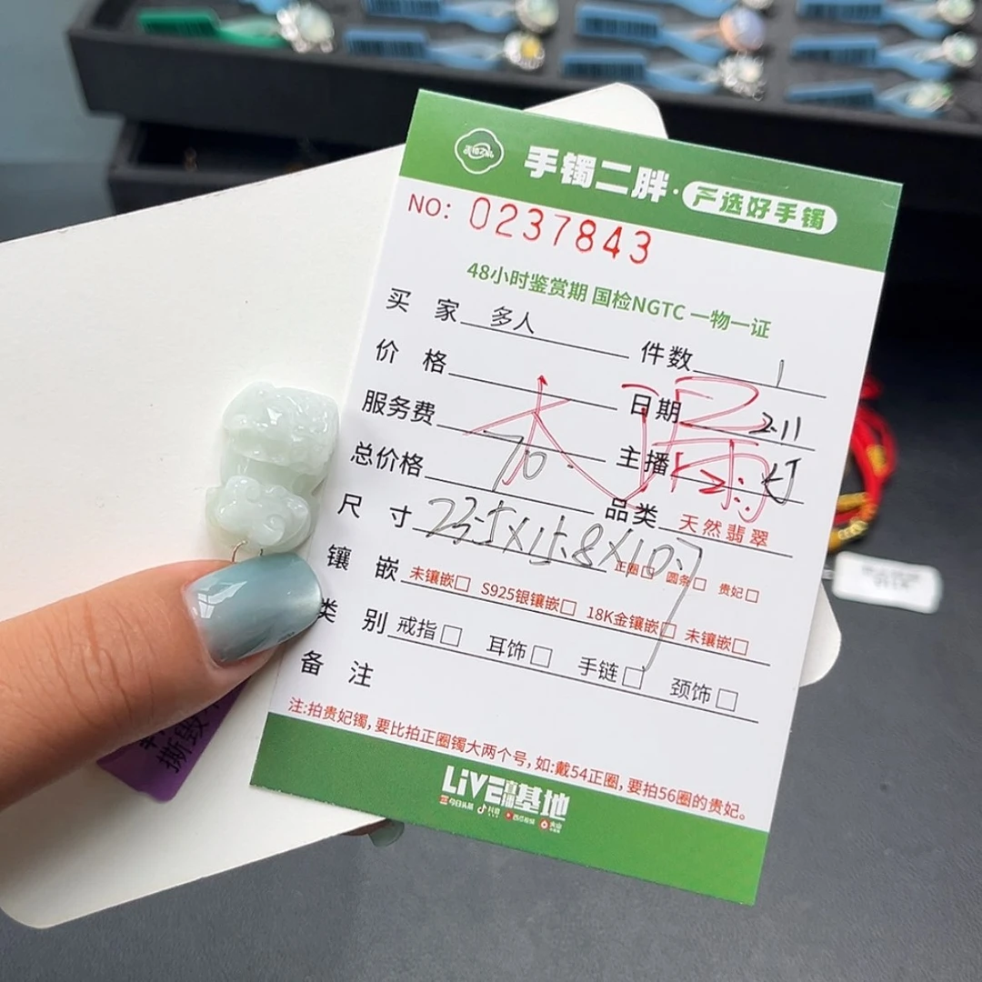 【闪购商品】翡翠颈饰未镶嵌多人