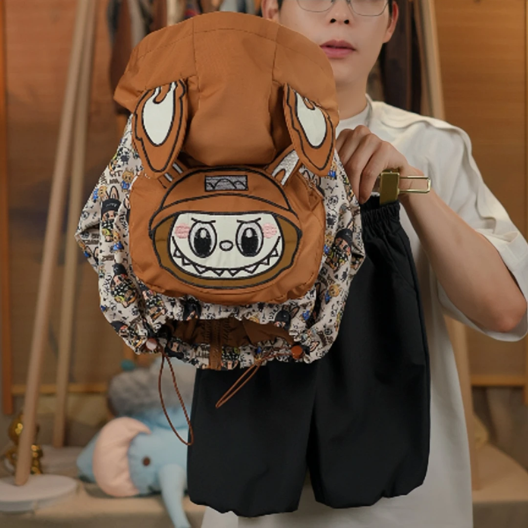 L麦田2025秋季新款刺绣拉布布男女宝宝可爱外套