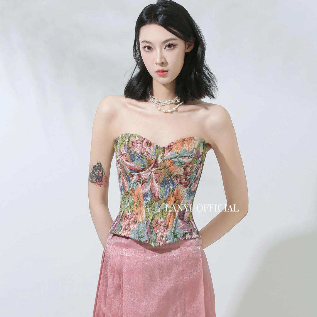 LANYI岚怡壹莫奈花园（罩杯版）鱼骨胸衣（仅胸衣不含其他）