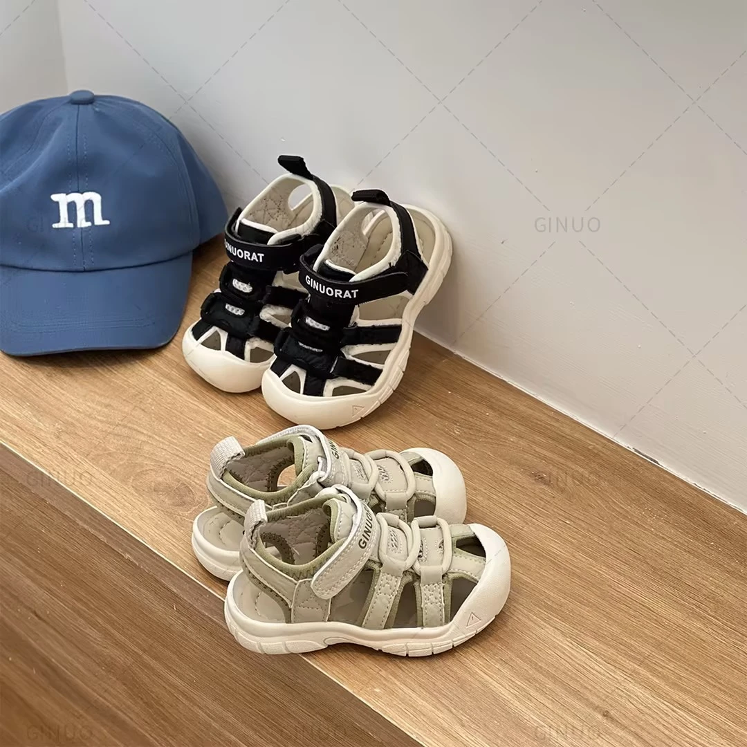 Gina夏季凉鞋涉水儿童男女童时尚夏季透气软底防滑小童0349