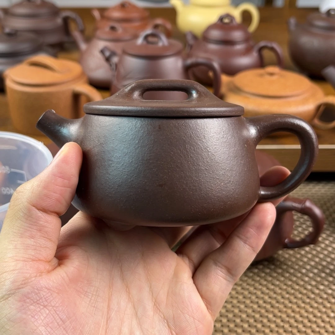 @***生紫砂茶壶手工制作