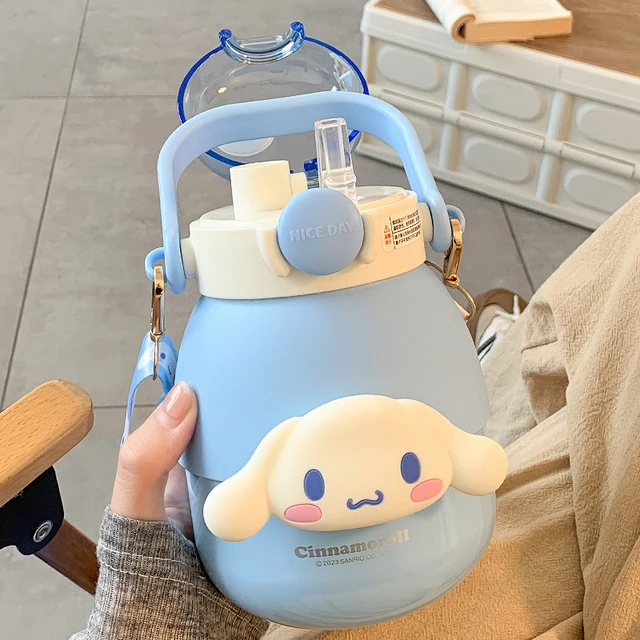 儿童保温杯316学生水杯上学专用大容量水壶双饮大肚杯子女生可爱