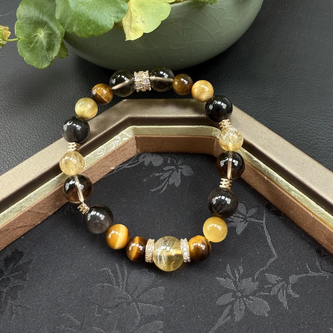 金霸天然水晶设计款手链-Y019多样性发其一