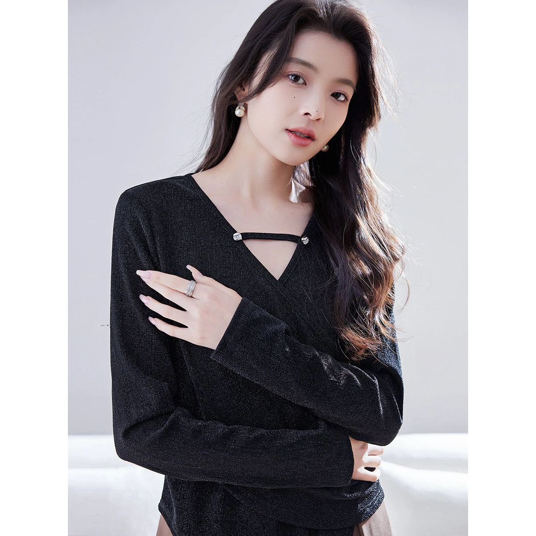【诗语专属】EVA OUXIU/伊华欧秀T恤ZS-E-51-27010-YL