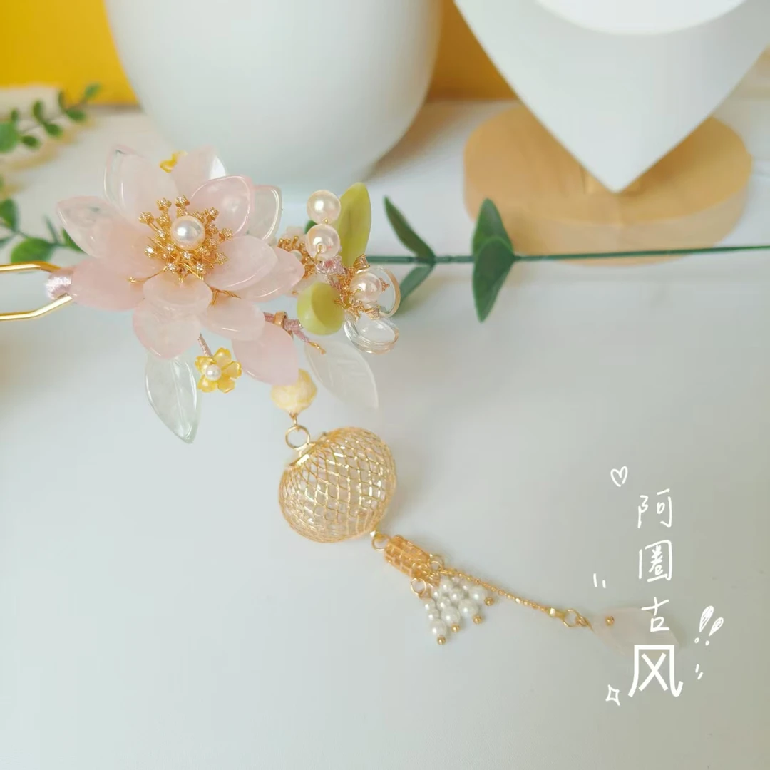 阿圈国风2025年夏季女中国风发饰超仙古典清城市机能风