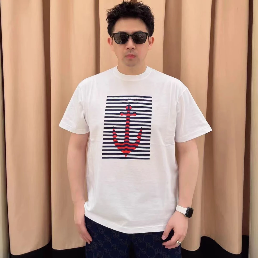 LISUN™ 夏季时尚潮流百搭休闲圆领短袖（古）