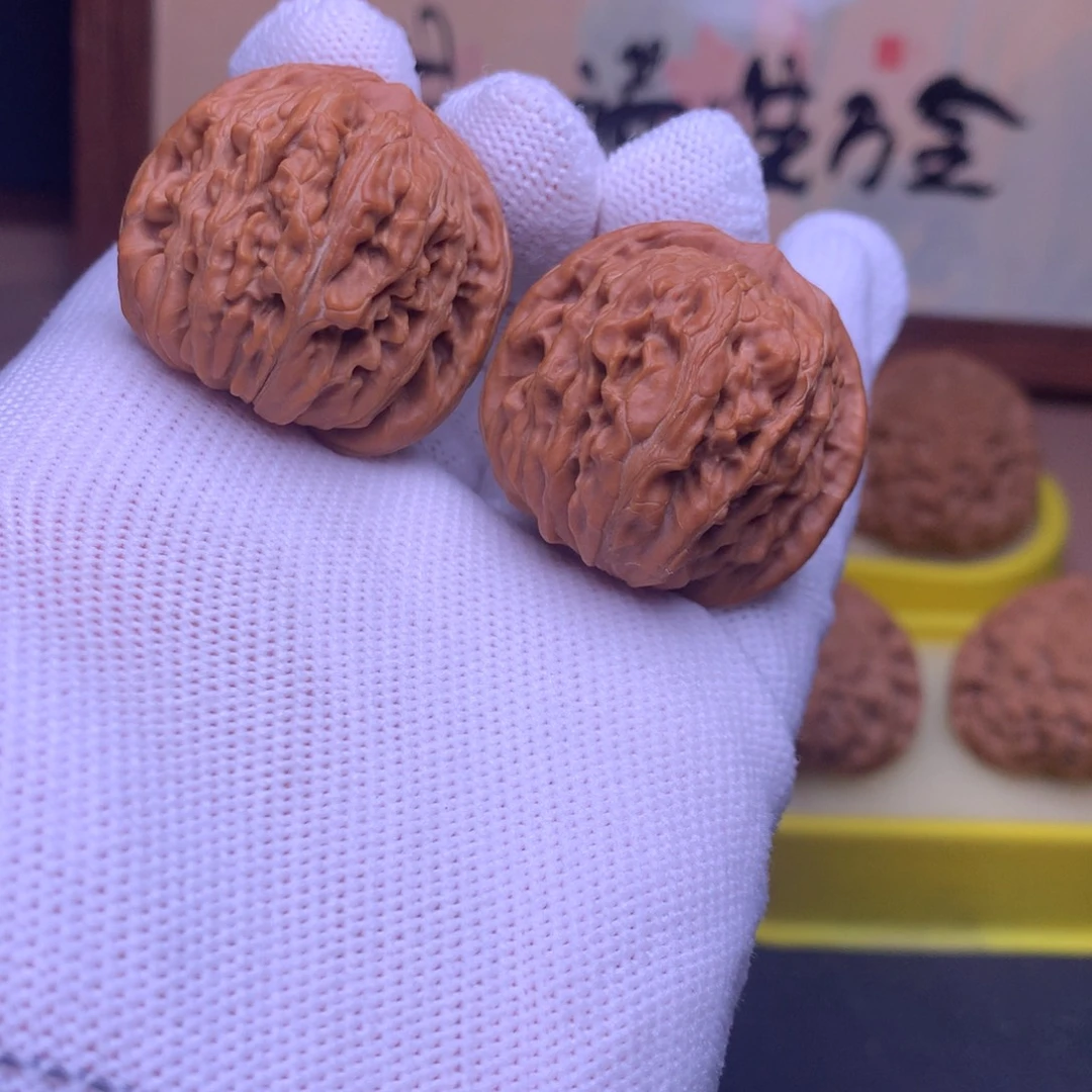 ****打把件文玩核桃35四座楼