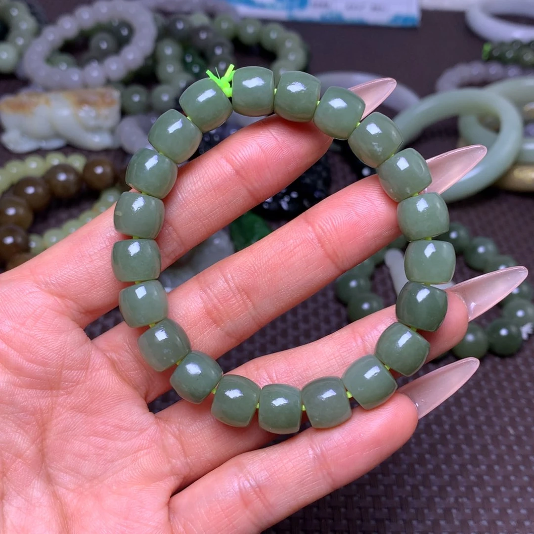 未镶嵌手串和田玉卡10