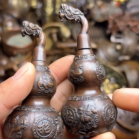 铜制工艺把玩摆件