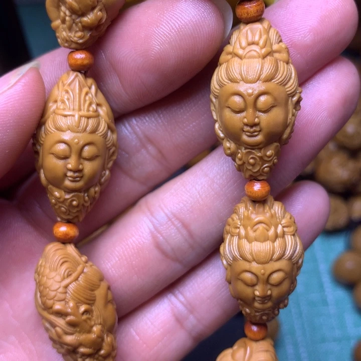 橄榄核手串/手链玉龙观音