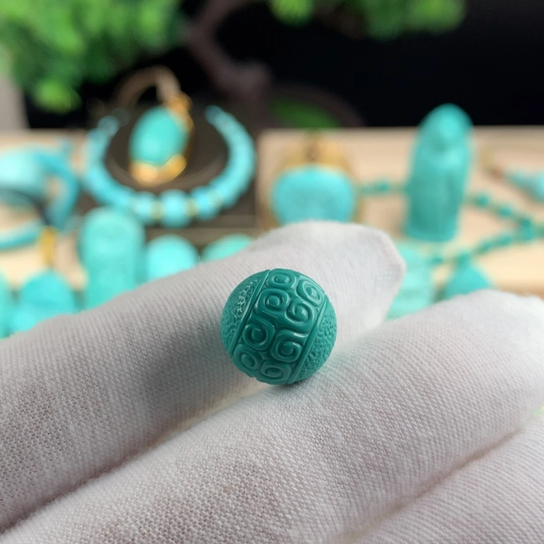 绿松石配珠卡12.8未镶嵌