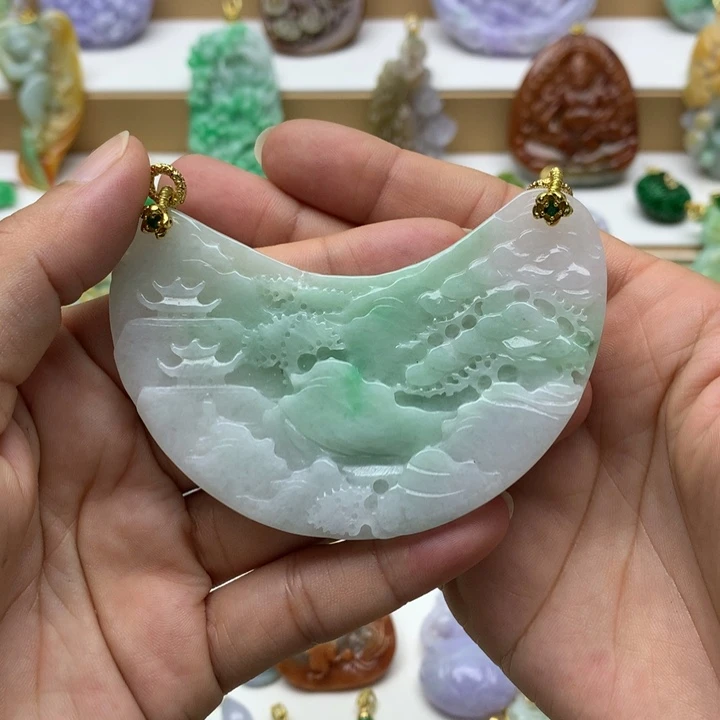 颈饰未镶嵌翡翠翡翠