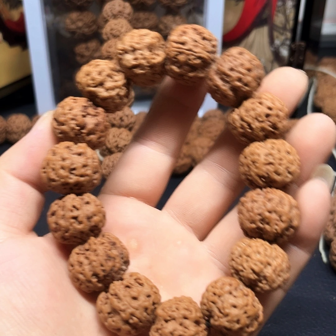 手串金刚菩提小五星头梅花型扇面