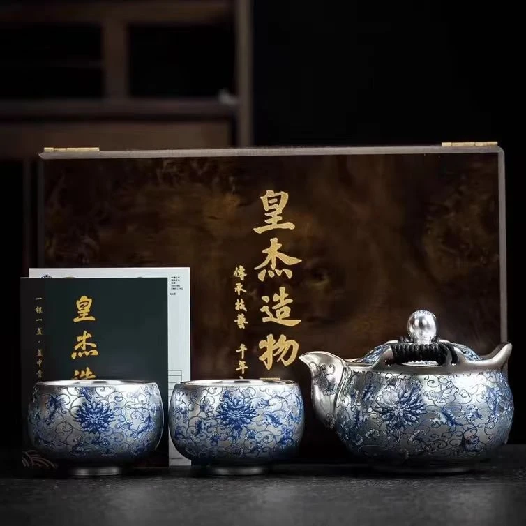 德化云仓 周鸿杰老师青花手抓宝瓶-2350