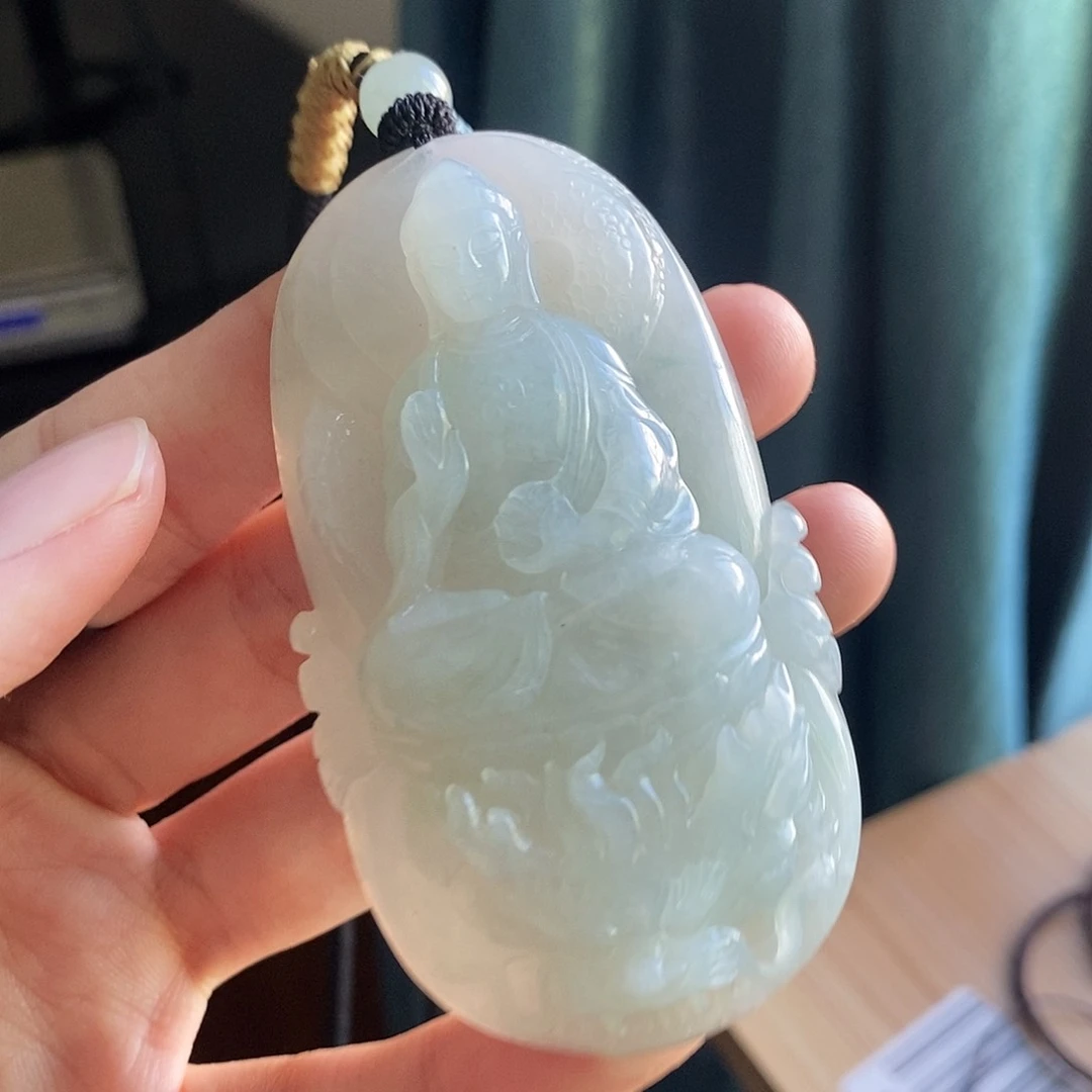 【闪购商品】颈饰未镶嵌翡翠天然缅甸A货翡翠