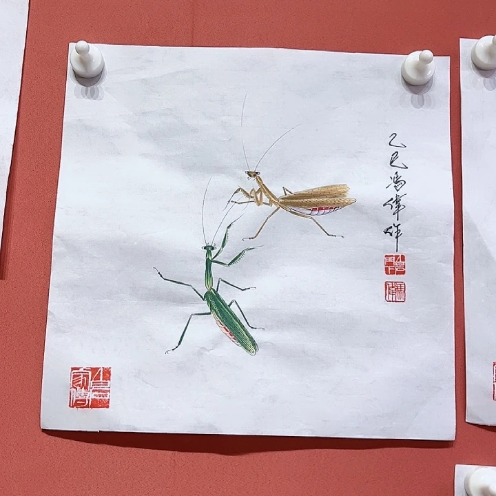 国画冯伟老师国画作品朵