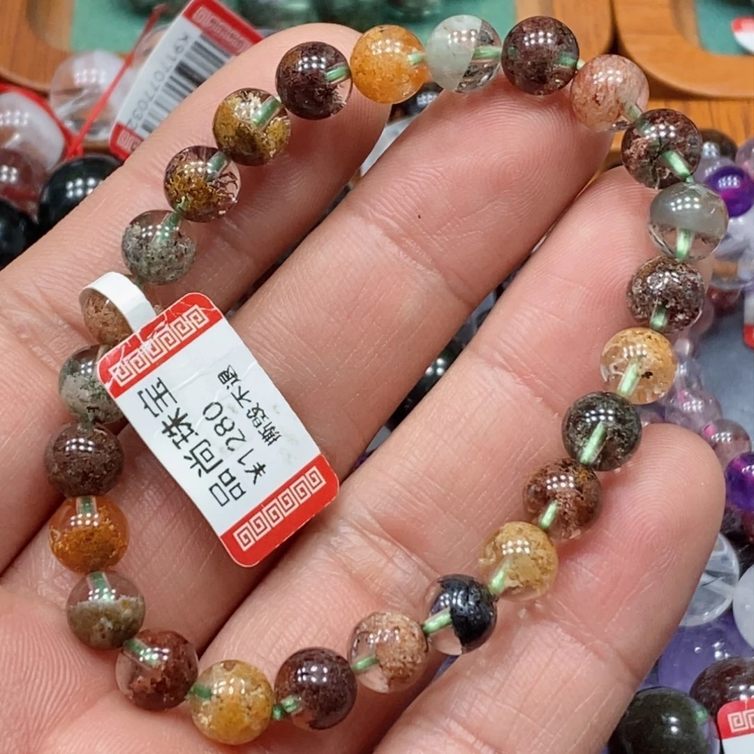 水晶手串未镶嵌天然