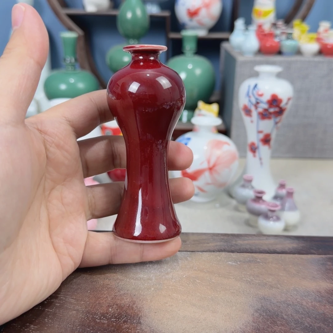 陶瓷手工小花器摆件