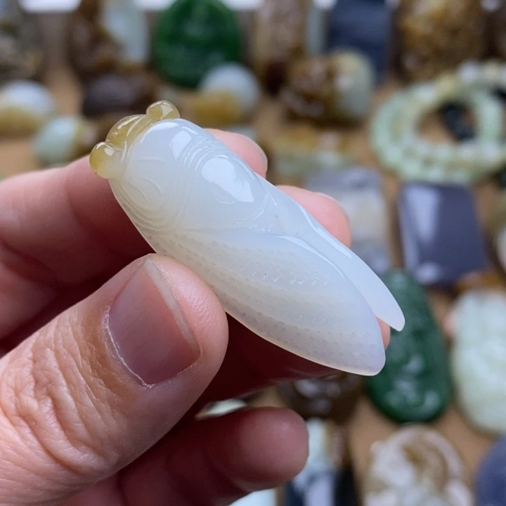 和田玉颈饰未镶嵌懵***6