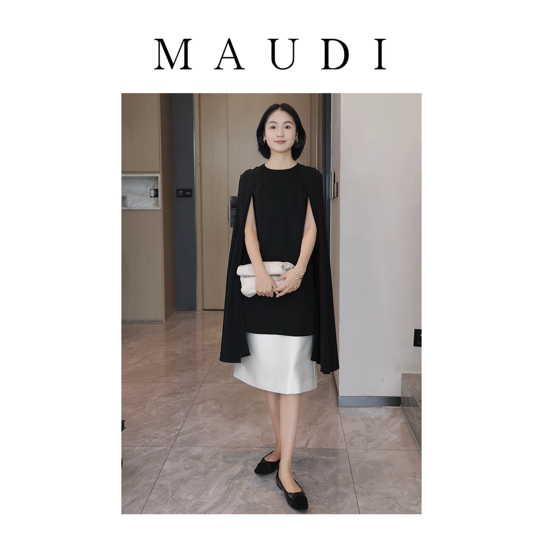 MAUDI【京都佳人 斗篷上衣】气质优雅贵妇斗篷上衣8146
